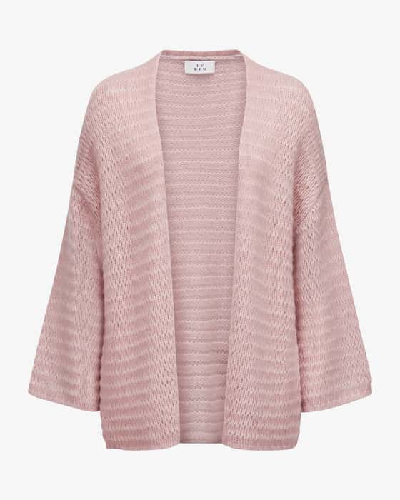 Cardigan Nasu aus Cashmere und Seide