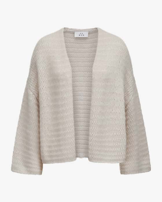 Cardigan Tsuge aus Cashmere und Seide