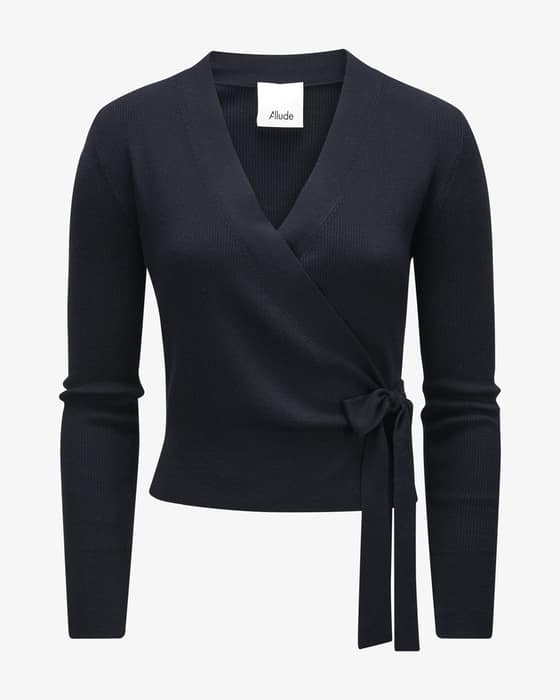 Wickeljacke aus Merino-Schurwolle