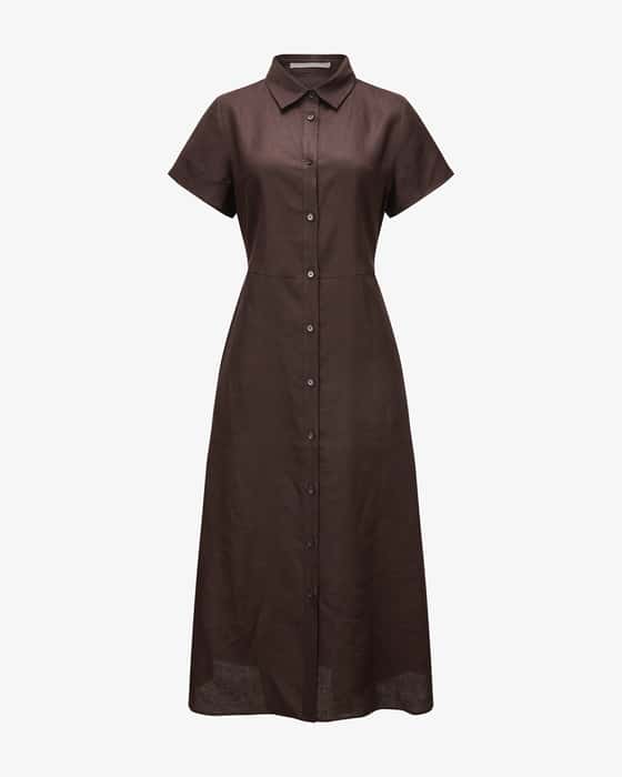 Leinen-Hemdblusenkleid