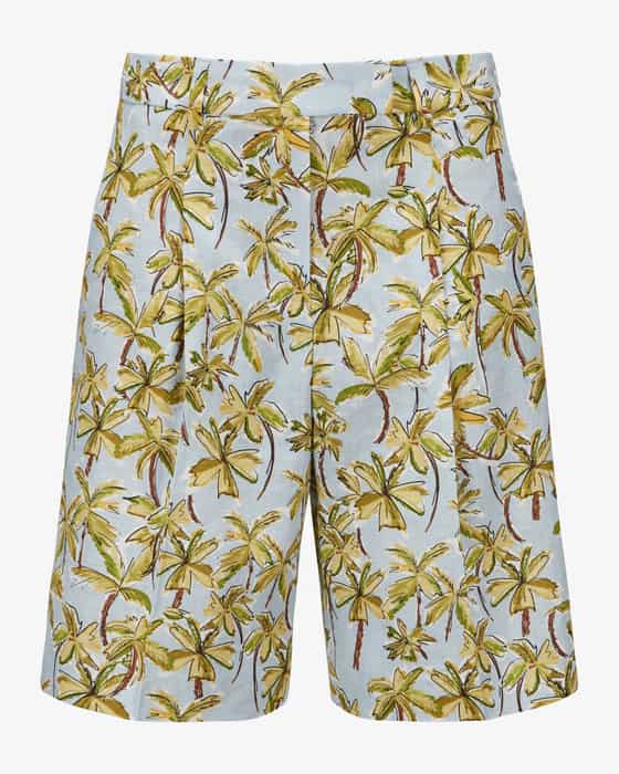 Shorts Chrissy aus Leinen-Mix