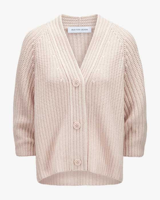 Fallou Button Strickjacke aus Cashmere 