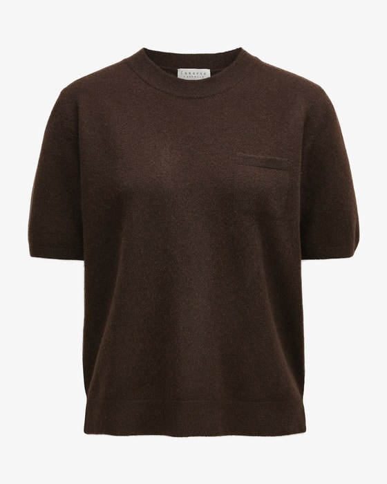 Cashmere knitted shirt