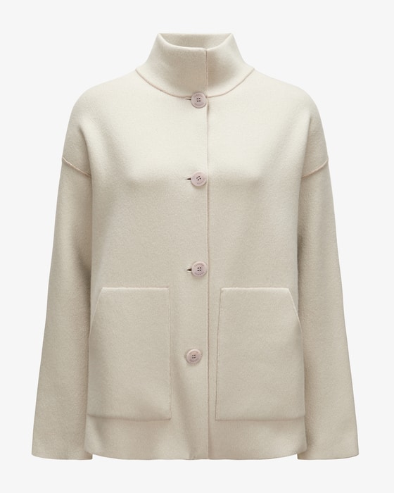 Wende-Strickjacke aus Cashmere 