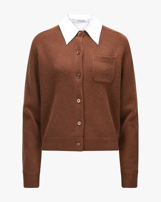 Elegant Statements Strickjacke aus Schurwolle und Cashmere