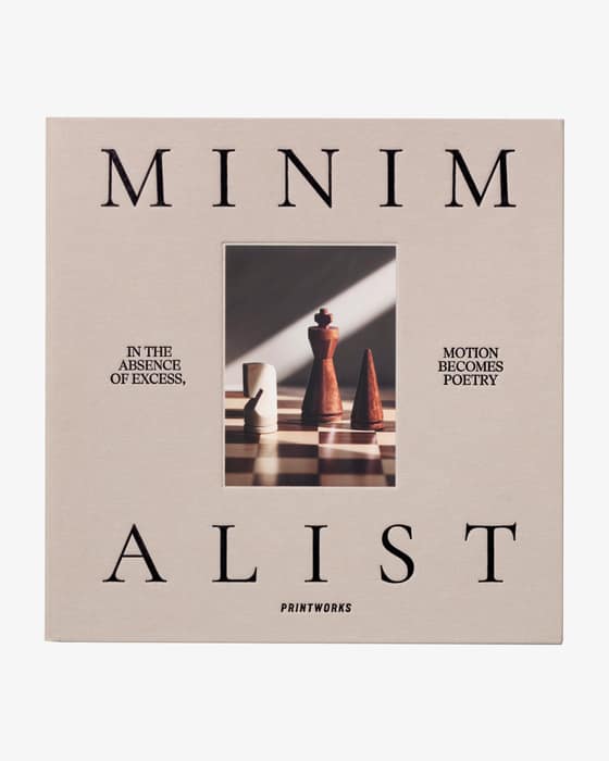 The Minimalist Holz-Schachspiel 