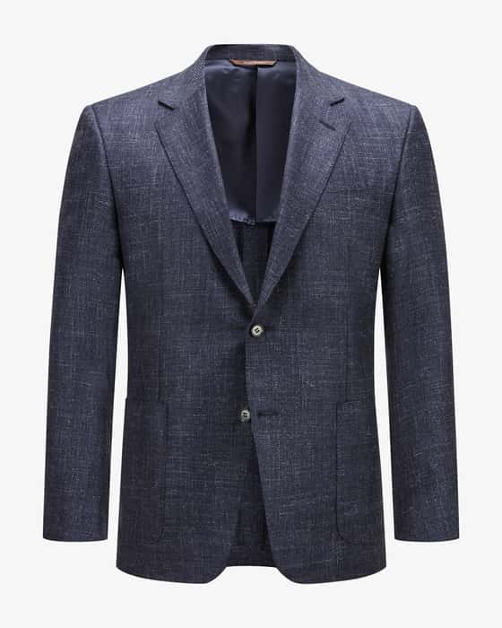 Sakko aus Woll-Seiden-Mix