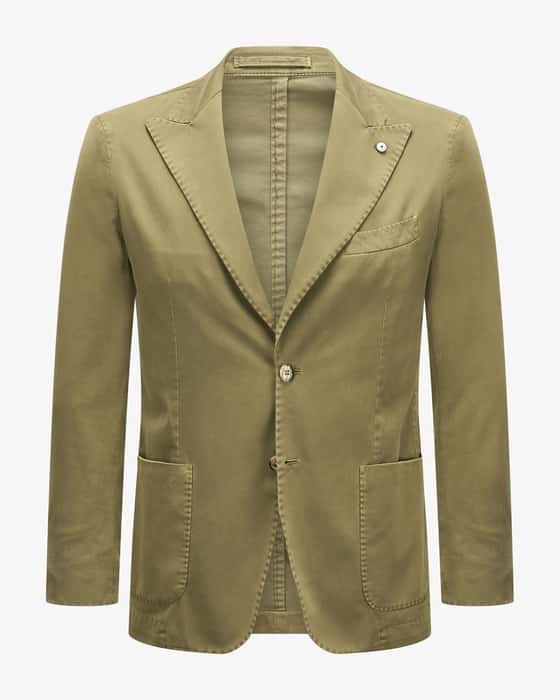 Sakko aus Baumwoll-Seiden-Mix