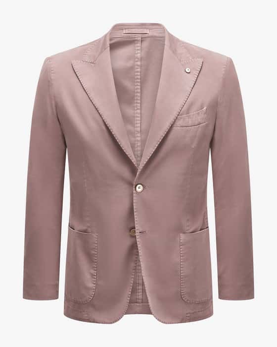 Sakko aus Baumwoll-Seiden-Mix
