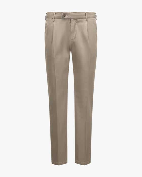 Chino aus Baumwoll-Seiden-Mix