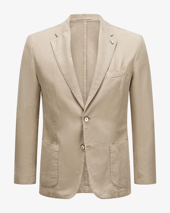 Sakko aus Lyocell-Leinen-Mix
