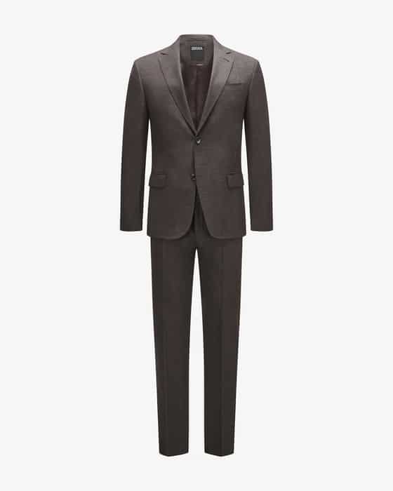 Anzug Tailored aus Wolle und Leinen