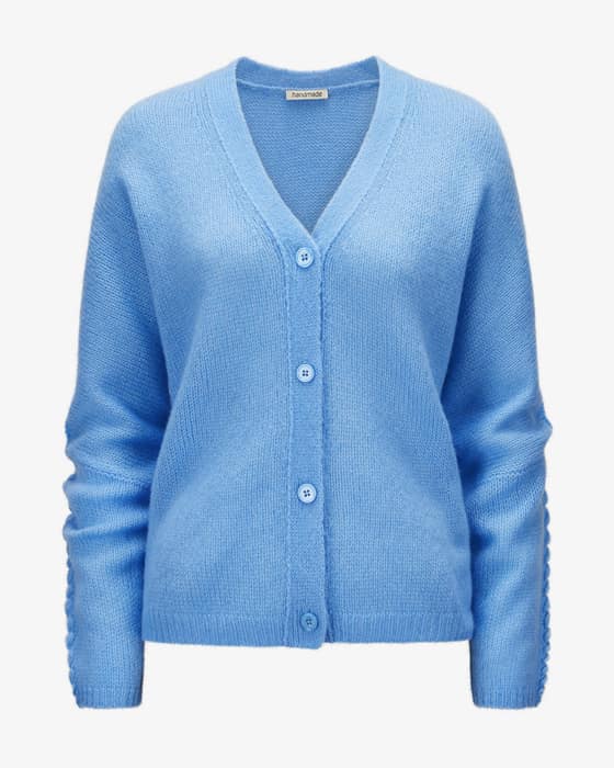 Strickjacke aus Cashmere und Seide