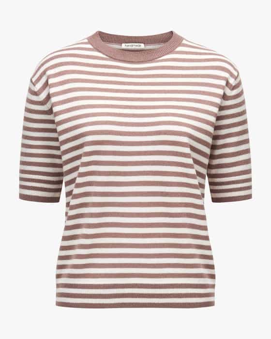 Strickshirt aus Schurwolle und Cashmere