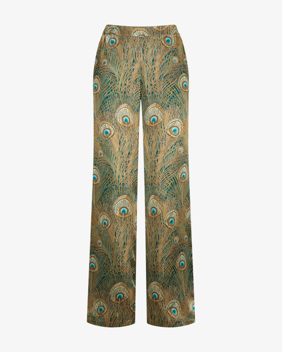 Jade Seiden-Pyjamahose