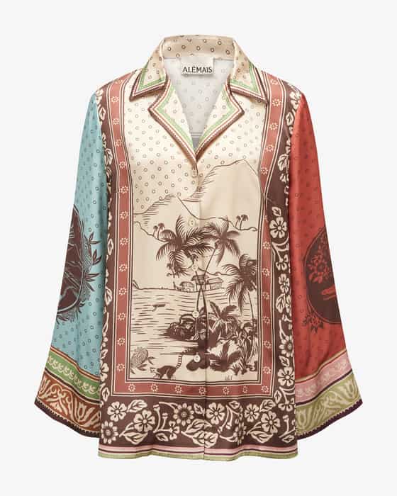 Seidenbluse Albert