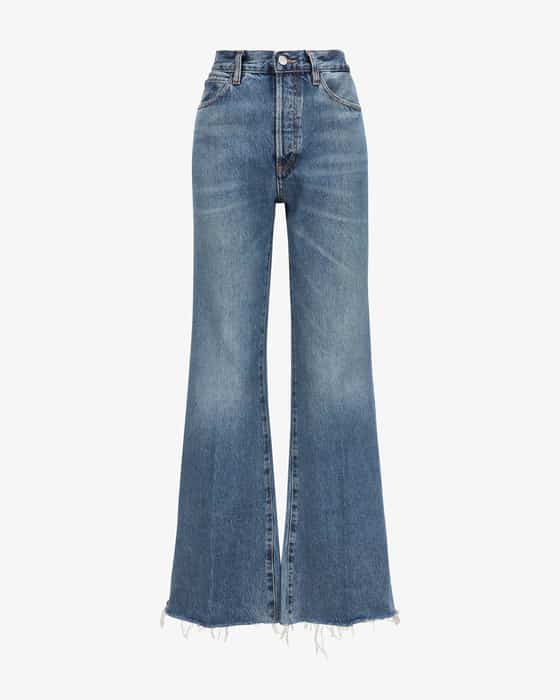 Jeans The Lax Mid Rise Relaxed Flare 