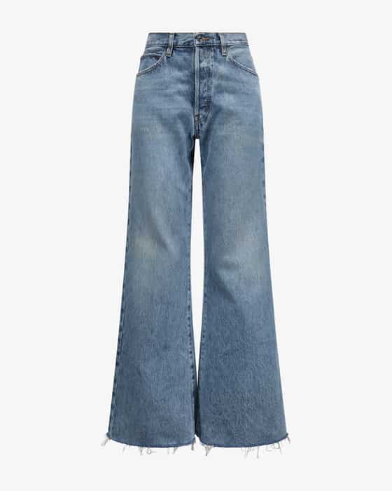 Jeans The Lax Mid Rise Relaxed Flare 