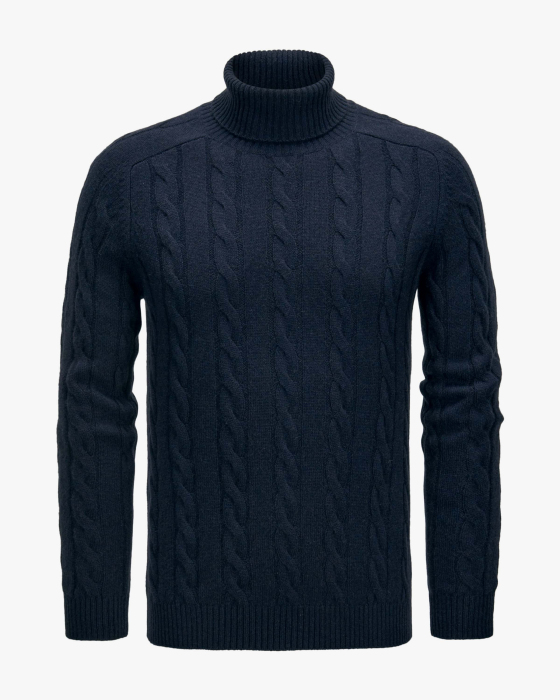 Cashmere turtleneck sweater