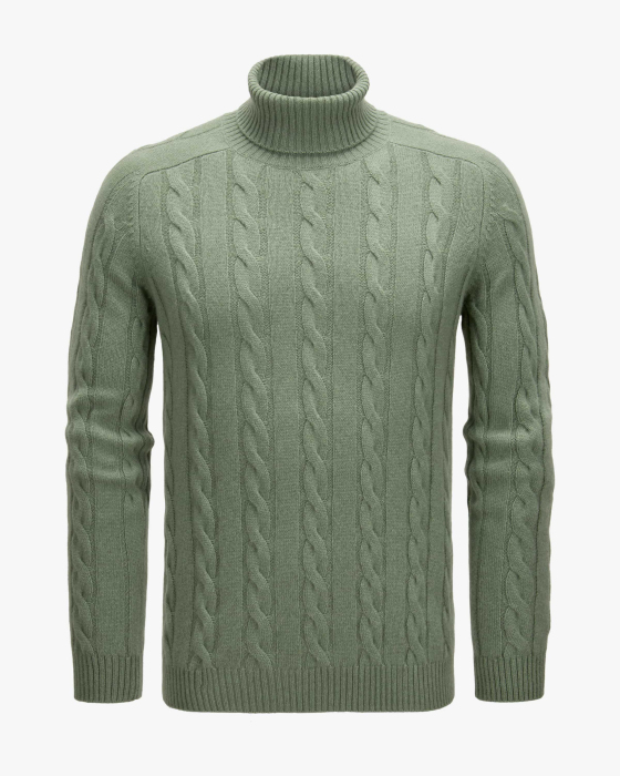 Cashmere turtleneck sweater