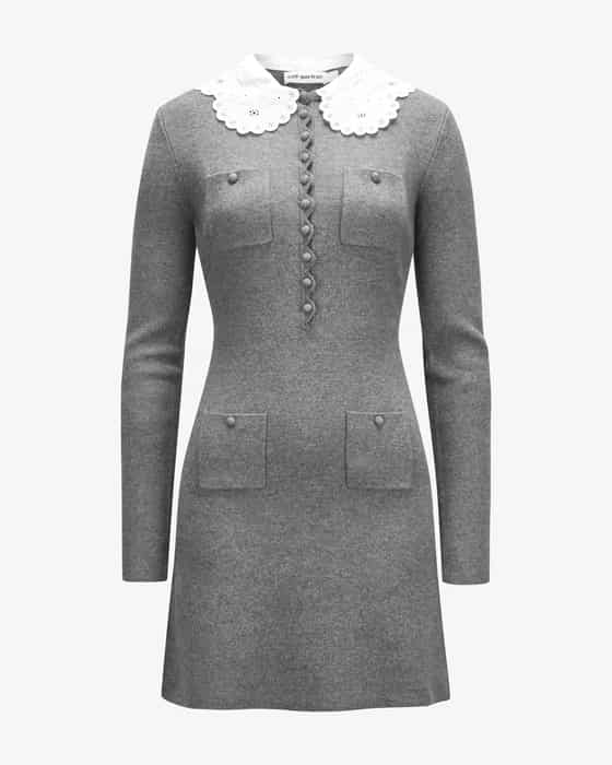 Strickkleid aus Baumwoll-Woll-Mix