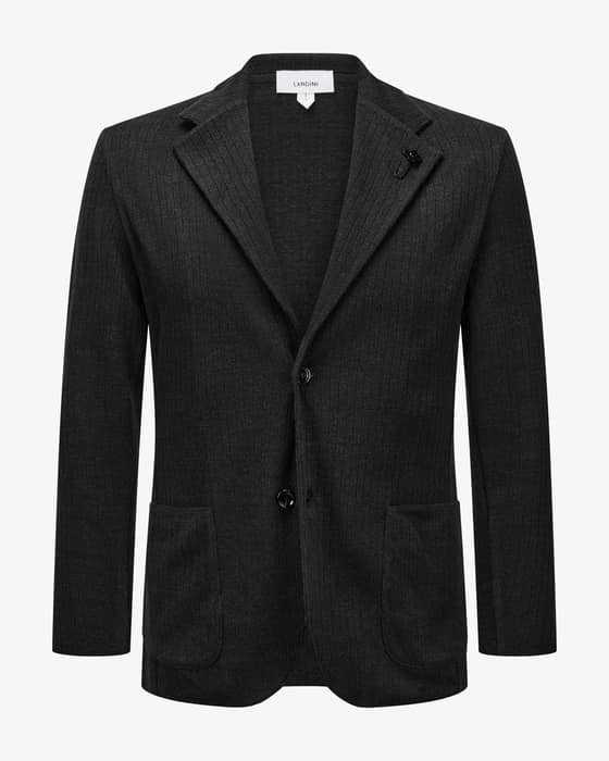 Stricksakko aus Leinen und Baumwolle