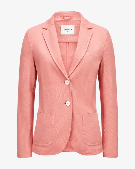 Blazer Slim Fit aus Baumwolle