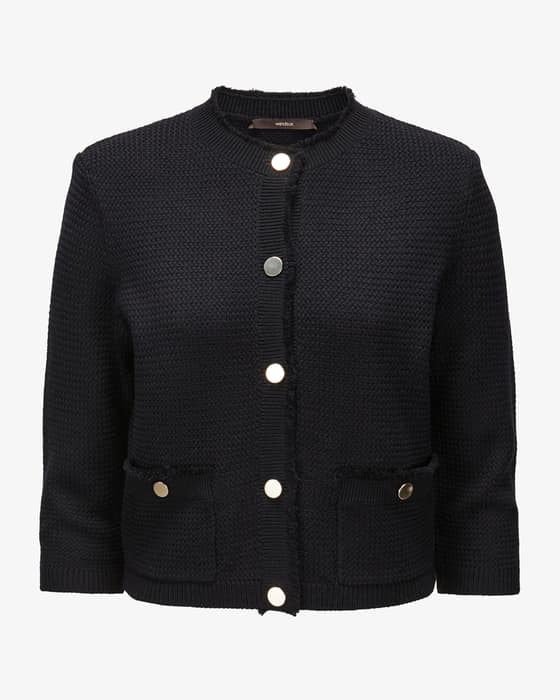 Strickjacke aus Schurwolle