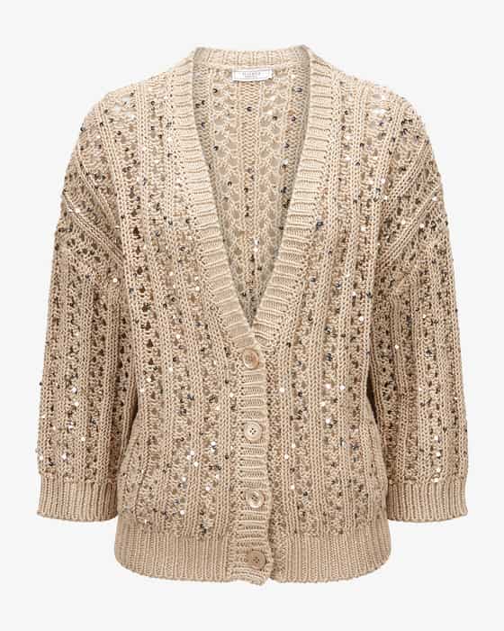 Strickjacke aus Baumwolle 