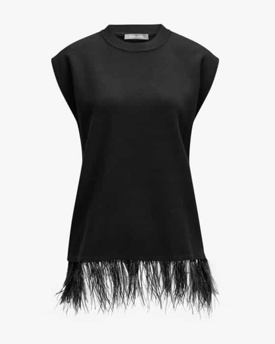 Stricktop aus Baumwoll-Mix