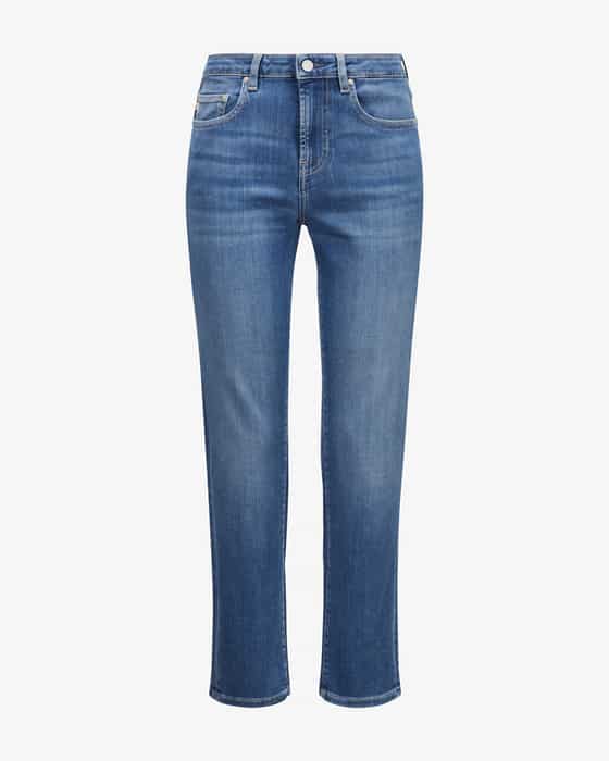 7/8 jeans girlfriend mid-rise straight 