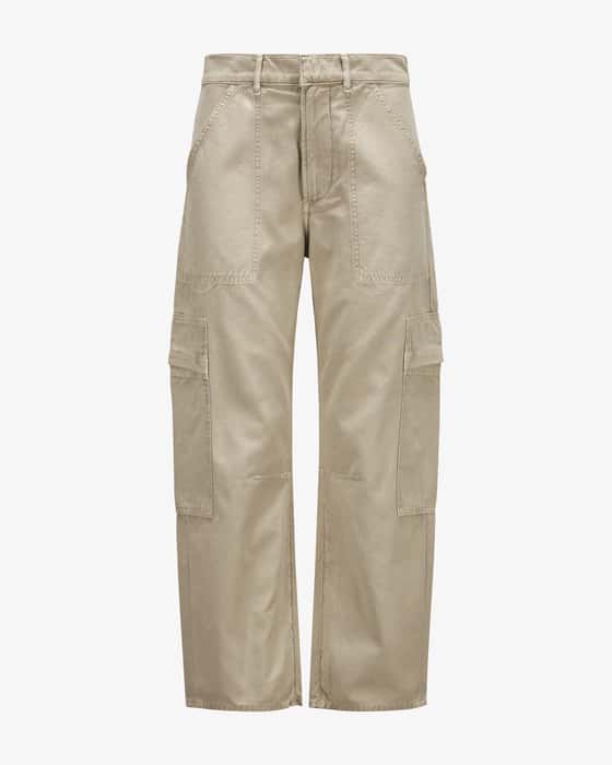 7/8-Cargohose Marcelle Low Slung aus Baumwolle