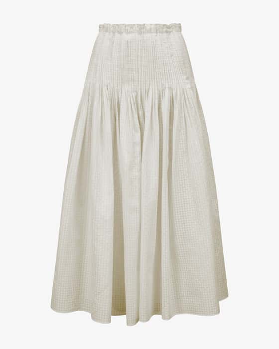 Rock Vania aus Baumwolle und Seide