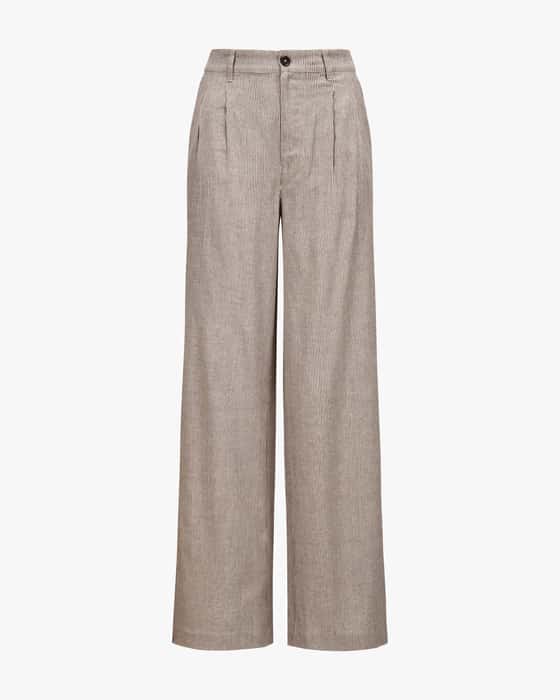 Hose Raidi aus Viskose und Leinen