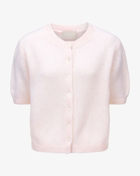 Strickjacke aus Cashmere und Baumwolle