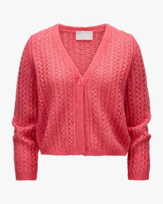 Strickjacke aus Cashmere und Baumwolle