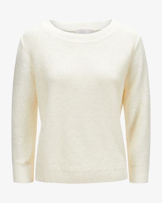 Pullover aus Leinen-Mix