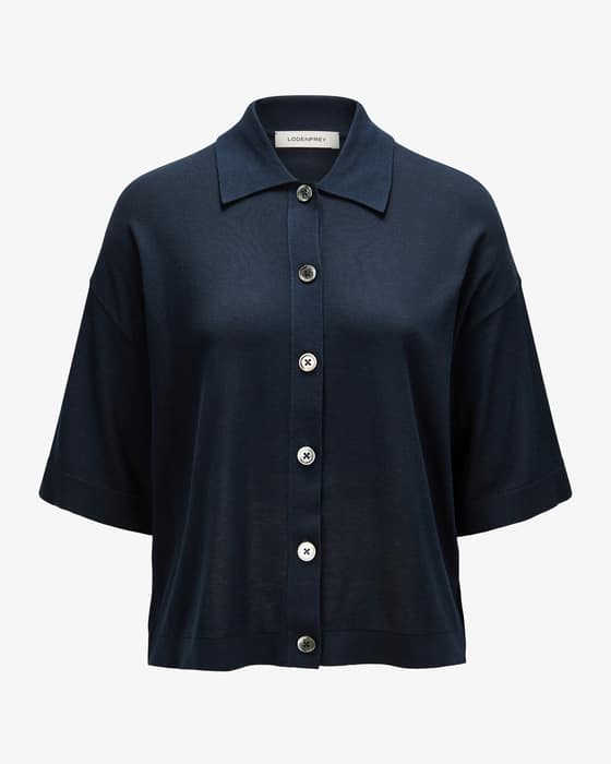 Strickjacke aus Seide und Baumwolle