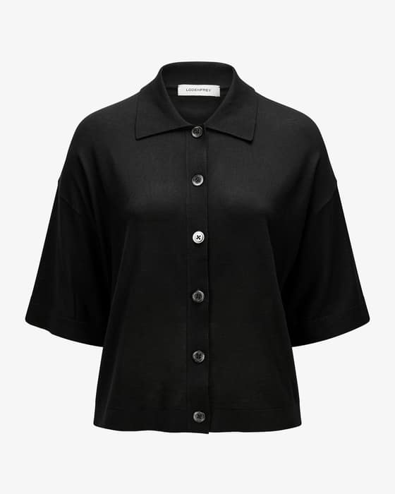 Strickjacke aus Seide und Baumwolle