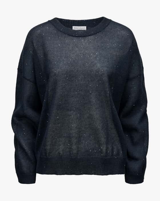 Pullover aus Leinen und Baumwolle