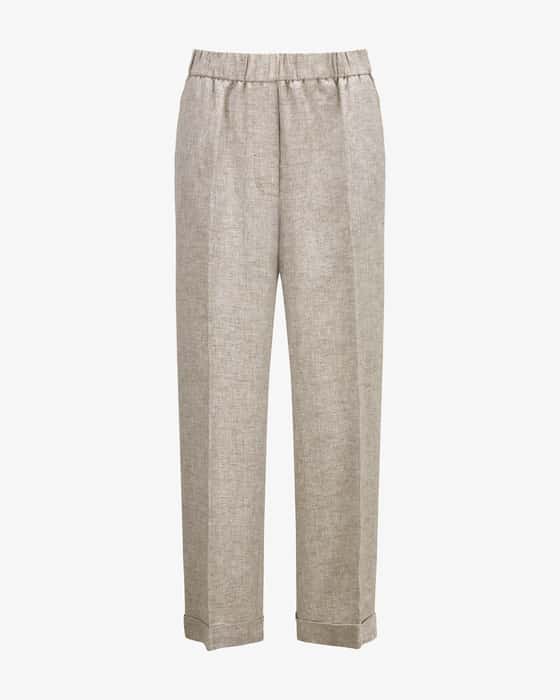 7/8-Hose aus Leinen