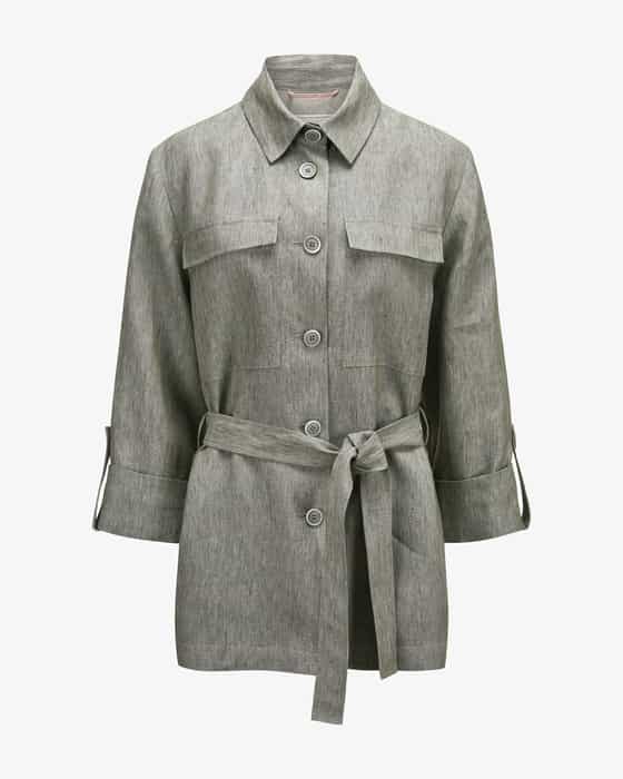 Hemdblusen-Blazer aus Leinen