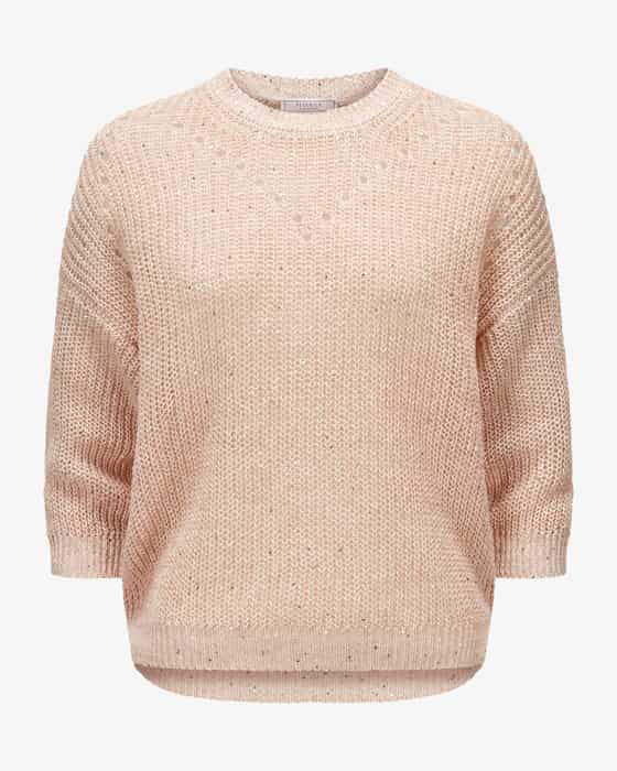 Pullover aus Leinen und Baumwolle