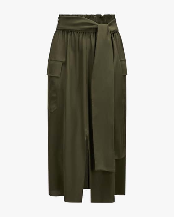 Satinrock Charai aus Seide