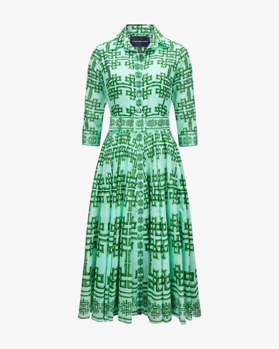 Hemdblusenkleid Aster Bamboo Small Groove 