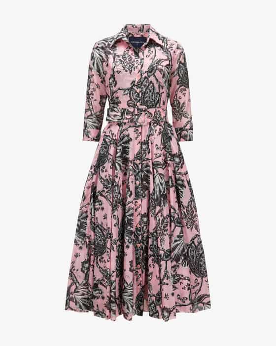 Hemdblusenkleid Aster Lillie Toile Black 