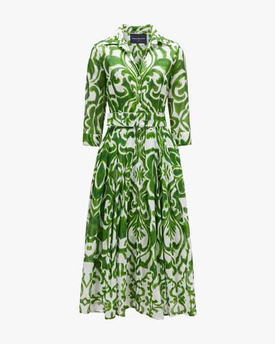 Hemdblusenkleid Audrey Maiolica Blue Tile 