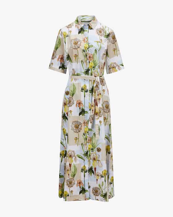 Hemdblusenkleid aus Baumwolle