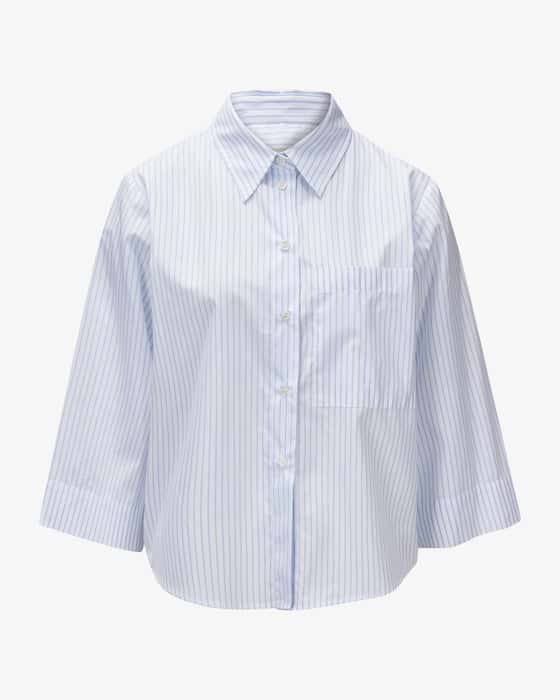 Hemdbluse aus Baumwolle 