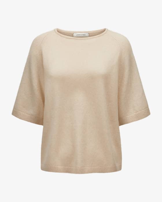 Strickshirt aus Cashmere und Baumwolle